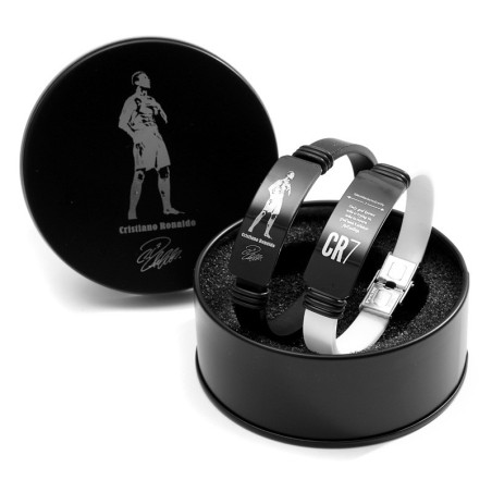 Soccer Star Player Bracelet | Stainless Steel Adjustable Bracelet for Men