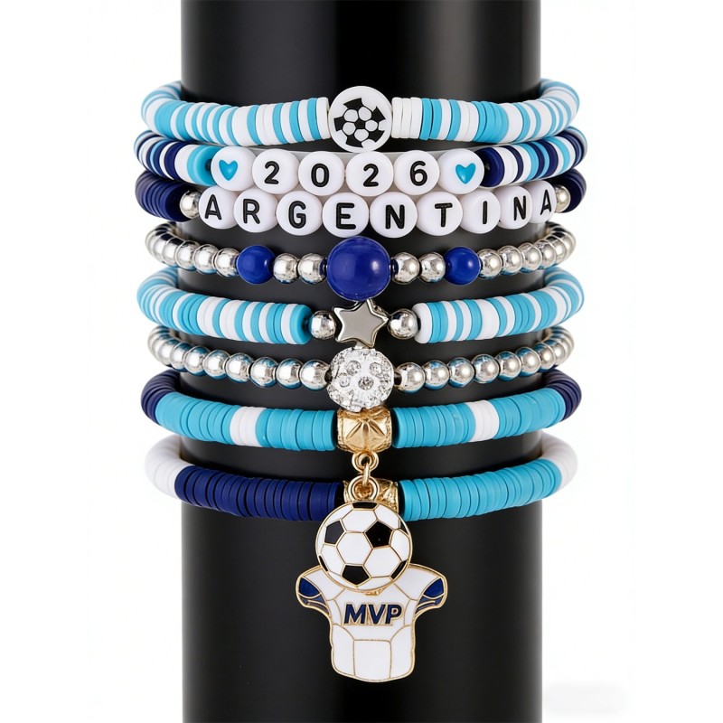 2026 New Style Football Bracelet Set International Soccer Tournament Fan Souvenir Wristbands