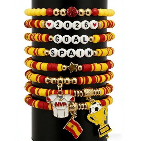 2026 New Style Football Bracelet Set International Soccer Tournament Fan Souvenir Wristbands