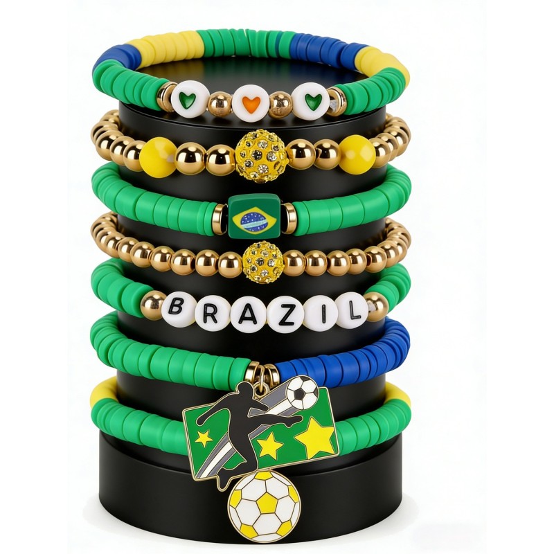 2026 New Style Football Bracelet Set International Soccer Tournament Fan Souvenir Wristbands
