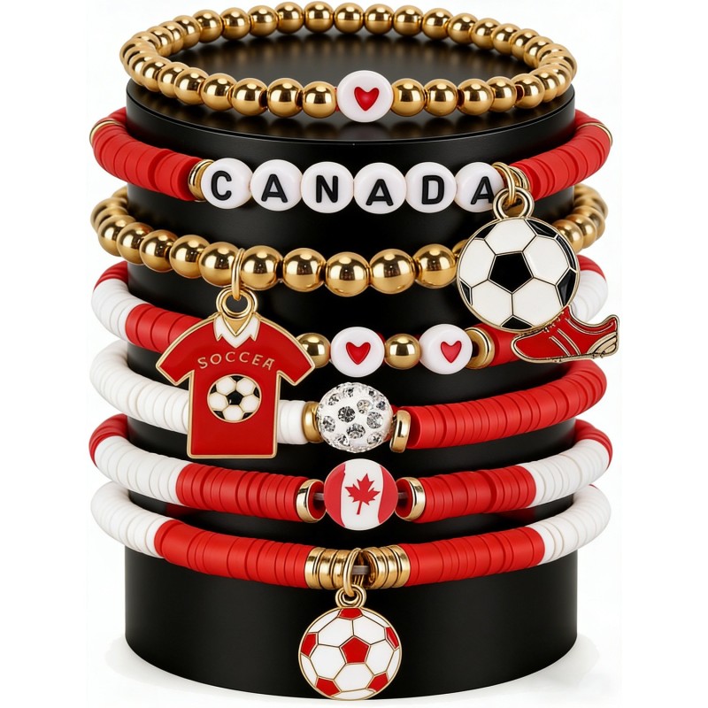 2026 New Style Football Bracelet Set International Soccer Tournament Fan Souvenir Wristbands