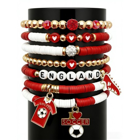 2026 New Style Football Bracelet Set International Soccer Tournament Fan Souvenir Wristbands