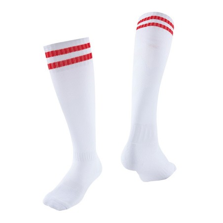 Thickened Towel Bottom Football Socks | Striped Over-the-Knee Long Soccer Socks