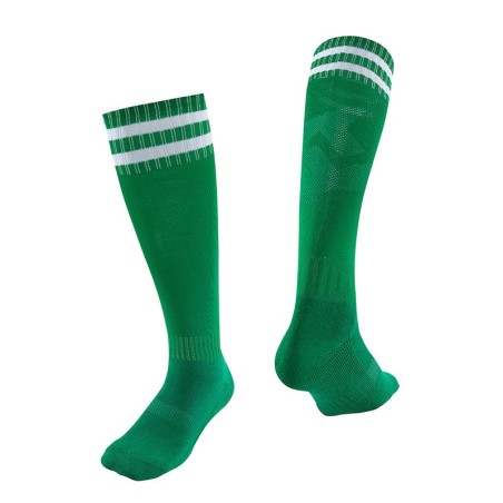 Thickened Towel Bottom Football Socks | Striped Over-the-Knee Long Soccer Socks