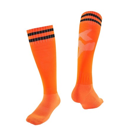 Thickened Towel Bottom Football Socks | Striped Over-the-Knee Long Soccer Socks