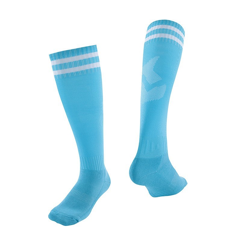 Thickened Towel Bottom Football Socks | Striped Over-the-Knee Long Soccer Socks