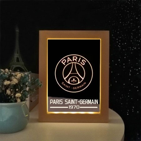 Custom Soccer Team Style Photo Frame Light Decorative Ornament