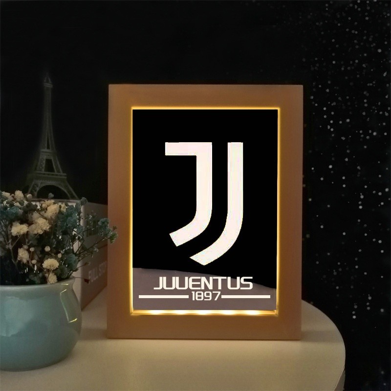 Custom Soccer Team Style Photo Frame Light Decorative Ornament