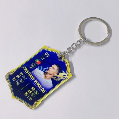 Soccer Game Score Card Acrylic Keychain Pendant Decorative Charm Ideal for Football Tournaments & Fans