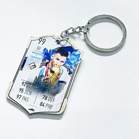 Soccer Game Score Card Acrylic Keychain Pendant Decorative Charm Ideal for Football Tournaments & Fans