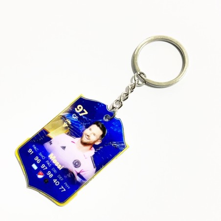 Soccer Game Score Card Acrylic Keychain Pendant Decorative Charm Ideal for Football Tournaments & Fans