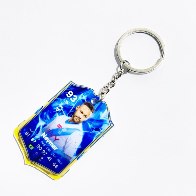 Soccer Game Score Card Acrylic Keychain Pendant Decorative Charm Ideal for Football Tournaments & Fans