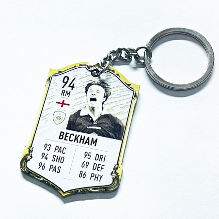Soccer Game Score Card Acrylic Keychain Pendant Decorative Charm Ideal for Football Tournaments & Fans