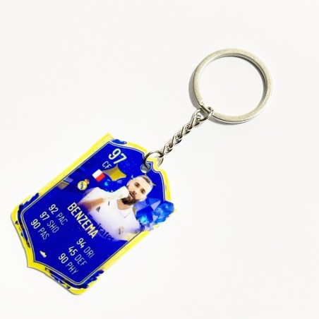Soccer Game Score Card Acrylic Keychain Pendant Decorative Charm Ideal for Football Tournaments & Fans