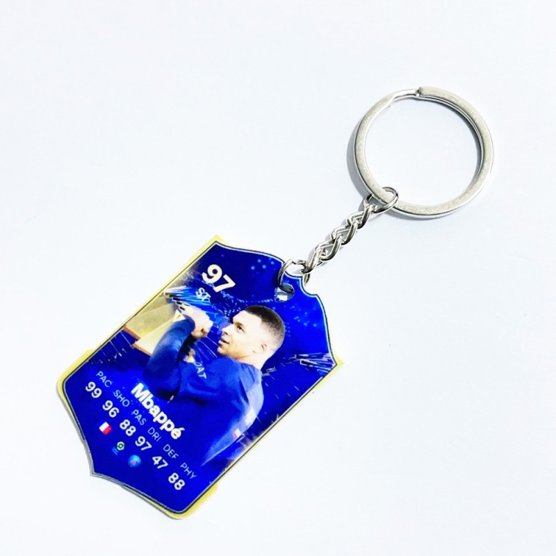 Soccer Game Score Card Acrylic Keychain Pendant Decorative Charm Ideal for Football Tournaments & Fans
