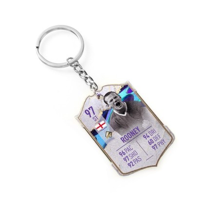 Soccer Game Score Card Acrylic Keychain Pendant Decorative Charm Ideal for Football Tournaments & Fans