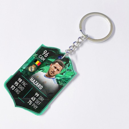 Soccer Game Score Card Acrylic Keychain Pendant Decorative Charm Ideal for Football Tournaments & Fans