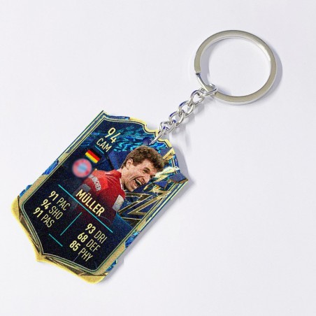 Soccer Game Score Card Acrylic Keychain Pendant Decorative Charm Ideal for Football Tournaments & Fans