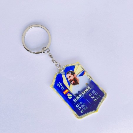 Soccer Game Score Card Acrylic Keychain Pendant Decorative Charm Ideal for Football Tournaments & Fans