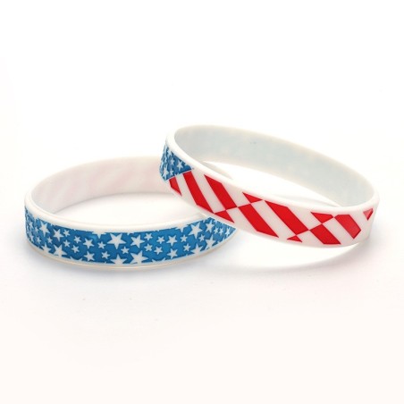 2026 National Flag Silicone Wristband Soccer Fan Bracelet for Global Football Tournaments