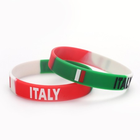 2026 National Flag Silicone Wristband Soccer Fan Bracelet for Global Football Tournaments
