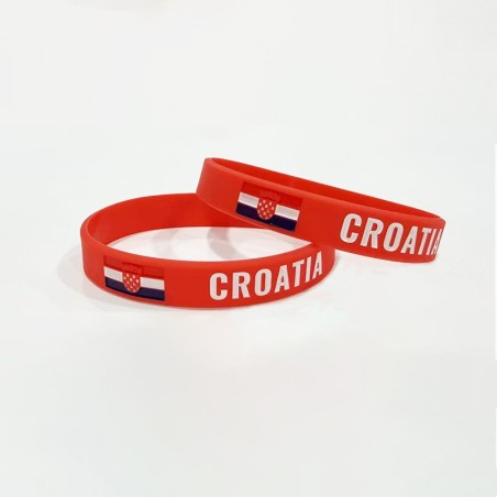2026 National Flag Silicone Wristband Soccer Fan Bracelet for Global Football Tournaments