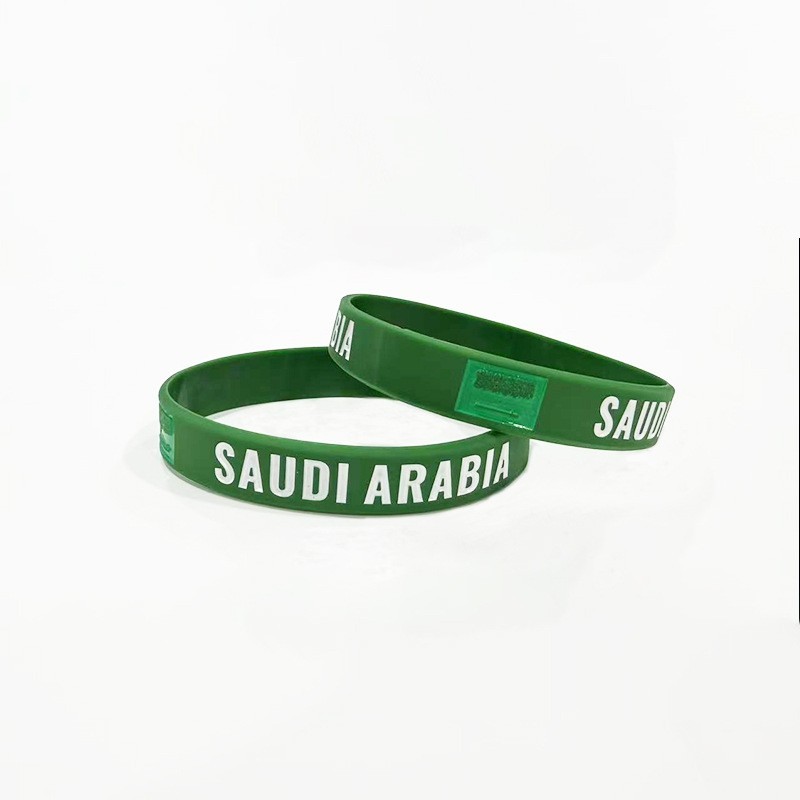 2026 National Flag Silicone Wristband Soccer Fan Bracelet for Global Football Tournaments