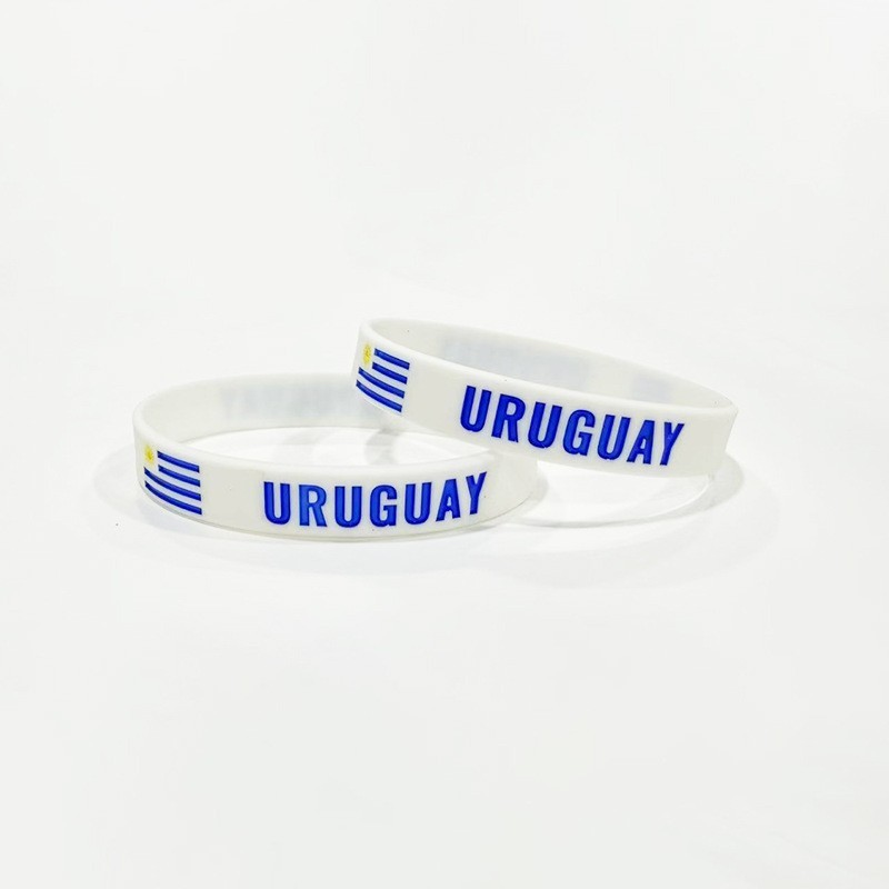 2026 National Flag Silicone Wristband Soccer Fan Bracelet for Global Football Tournaments