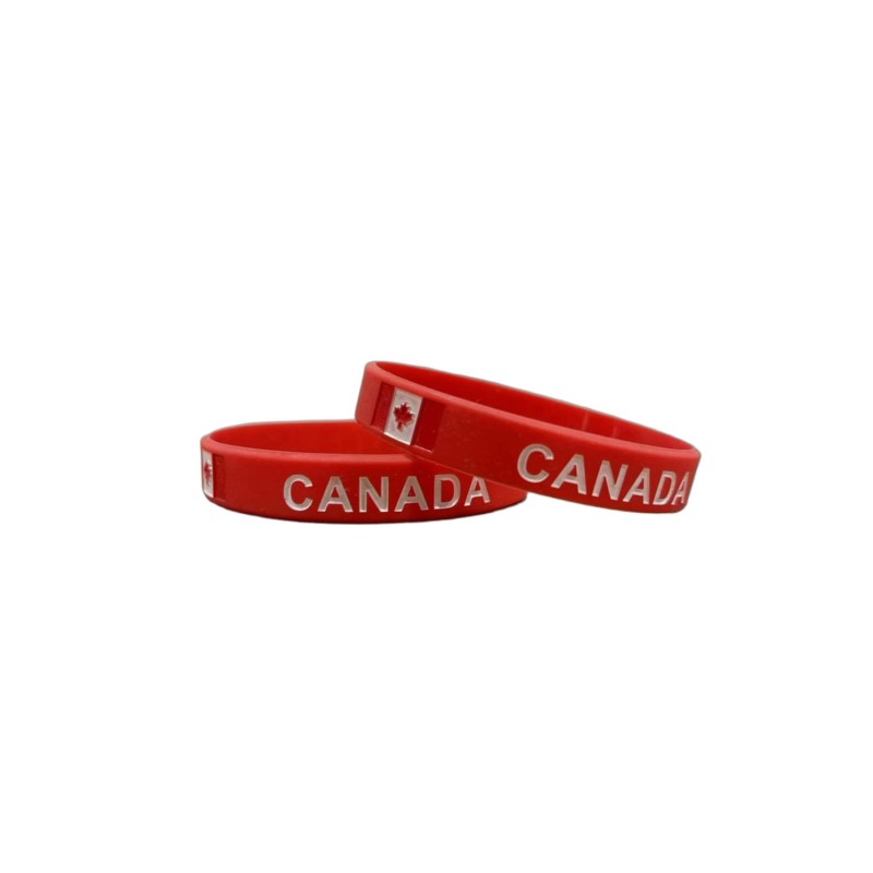 2026 National Flag Silicone Wristband Soccer Fan Bracelet for Global Football Tournaments