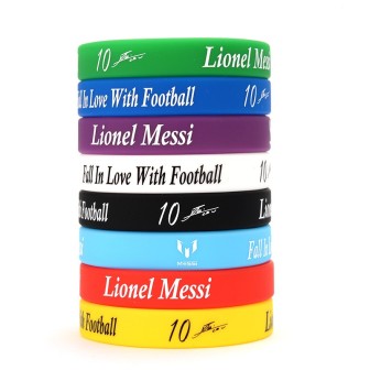 Soccer Sports Silicone Wristband with Signature Design Ideal for Football Tournaments & Fans