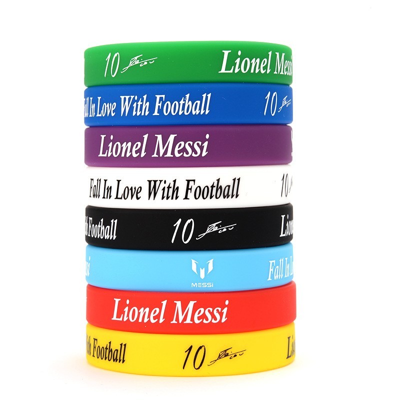 Soccer Sports Silicone Wristband with Signature Design Ideal for Football Tournaments & Fans