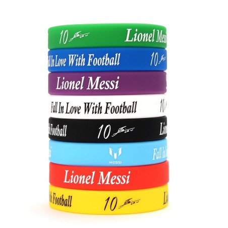 Soccer Sports Silicone Wristband with Signature Design Ideal for Football Tournaments & Fans