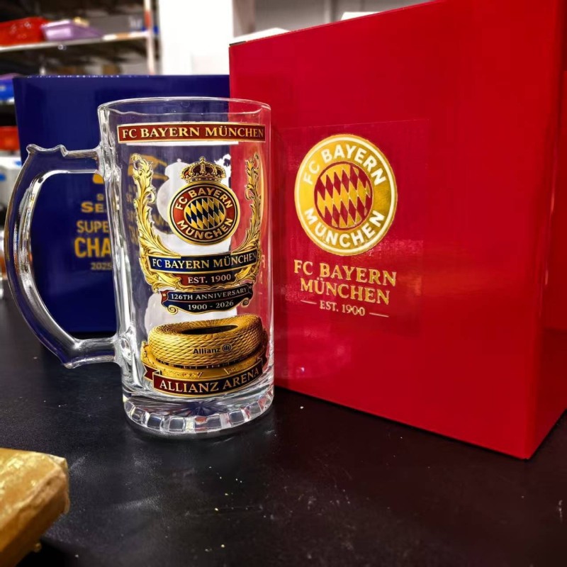 Commemorative Draft Beer Cup | Custom Souvenir Beer Glass for Bar & Home