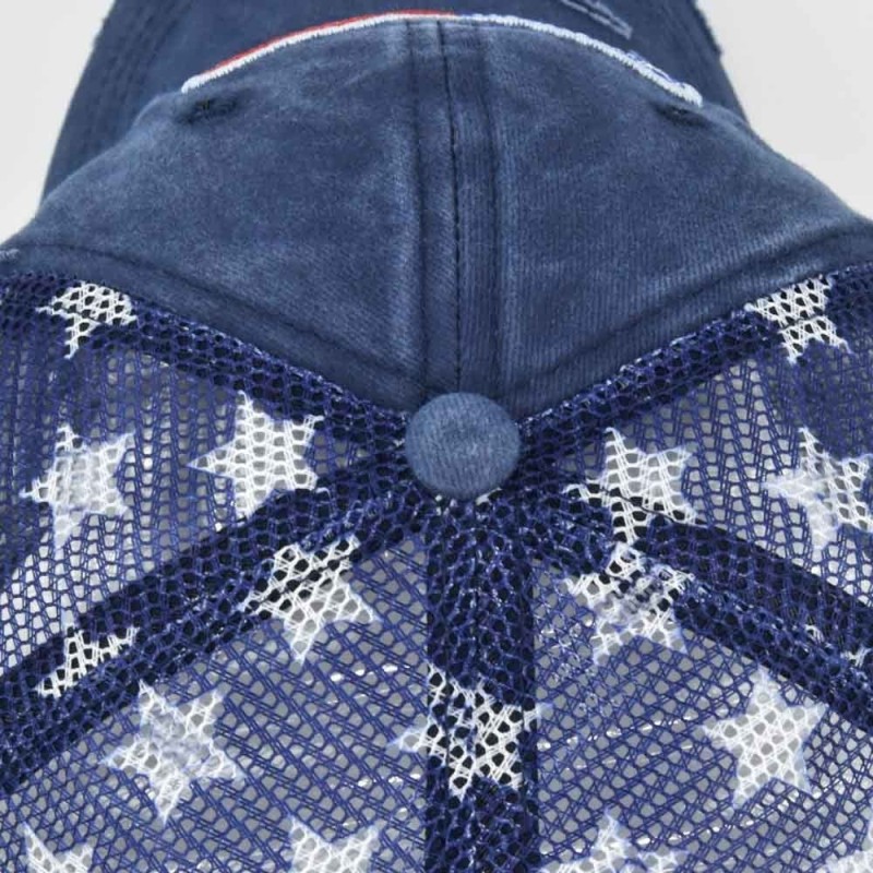 Soccer Team Style 3D American Flag Embroidered Baseball Cap for Sports Fans