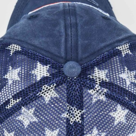 Soccer Team Style 3D American Flag Embroidered Baseball Cap for Sports Fans