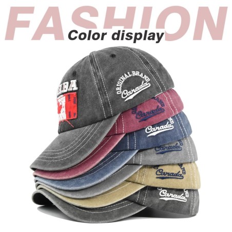 Canada Embroidered Vintage Baseball Cap | 2026 Soccer Fan Hat