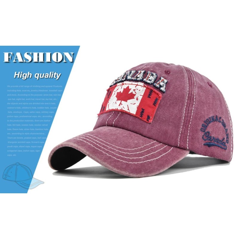 Canada Embroidered Vintage Baseball Cap | 2026 Soccer Fan Hat