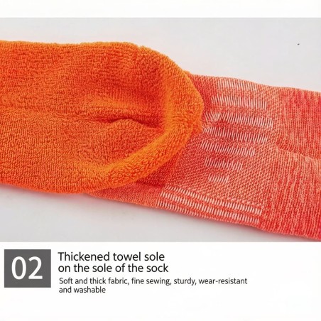 Thickened Towel Bottom Football Socks | Striped Over-the-Knee Long Soccer Socks