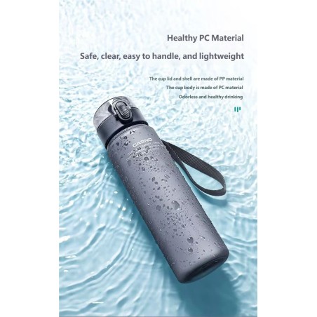 Frosted Water Bottle with Lid Space Cup Sports Water Cup for Soccer Fans & Tournaments