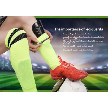 Lightweight Breathable Soccer Shin Guards Professional Protective Gear for Adults & Kids Ideal for Football Matches & Training
