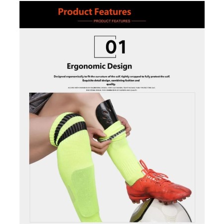 Lightweight Breathable Soccer Shin Guards Professional Protective Gear for Adults & Kids Ideal for Football Matches & Training