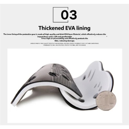 Lightweight Breathable Soccer Shin Guards Professional Protective Gear for Adults & Kids Ideal for Football Matches & Training