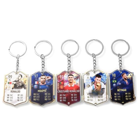 Soccer Game Score Card Acrylic Keychain Pendant Decorative Charm Ideal for Football Tournaments & Fans