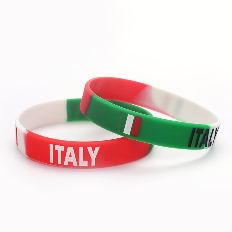 2026 National Flag Silicone Wristband Soccer Fan Bracelet for Global Football Tournaments