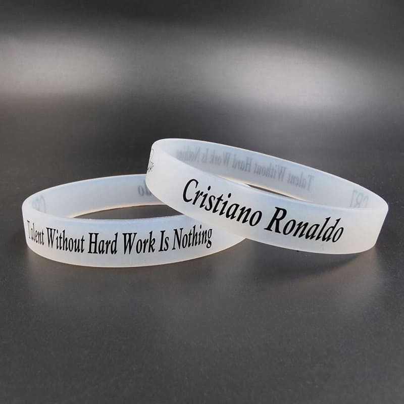 Soccer Sports Silicone Wristband with Signature Design Ideal for Football Tournaments & Fans