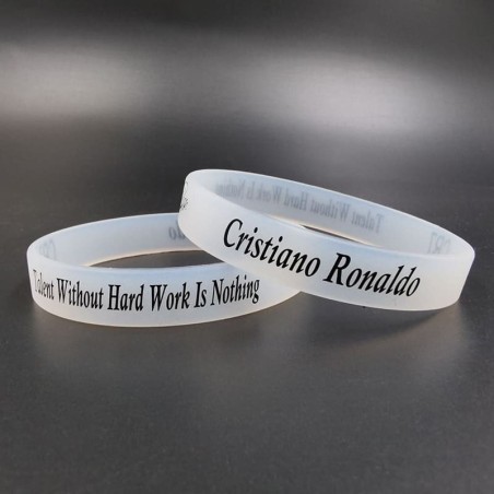 Soccer Sports Silicone Wristband with Signature Design Ideal for Football Tournaments & Fans