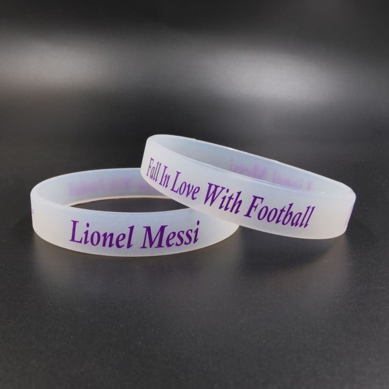 Soccer Sports Silicone Wristband with Signature Design Ideal for Football Tournaments & Fans