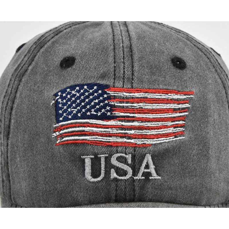 Vintage American Baseball Cap USA Embroidered Classic Hat for Soccer Tournament Fans