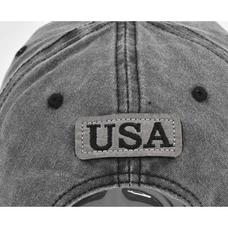 Vintage American Baseball Cap USA Embroidered Classic Hat for Soccer Tournament Fans