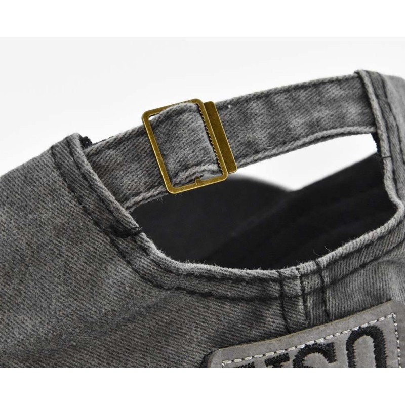 Washed distressed American embroidered baseball cap USA embroidery